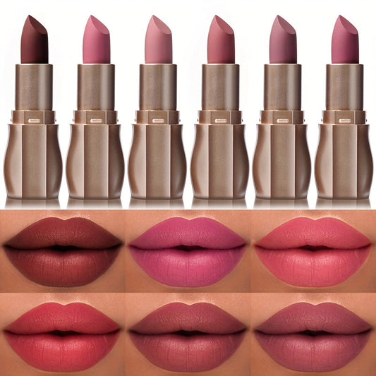 Kissable Colors: 12 Matte Long-Lasting Lipsticks-0