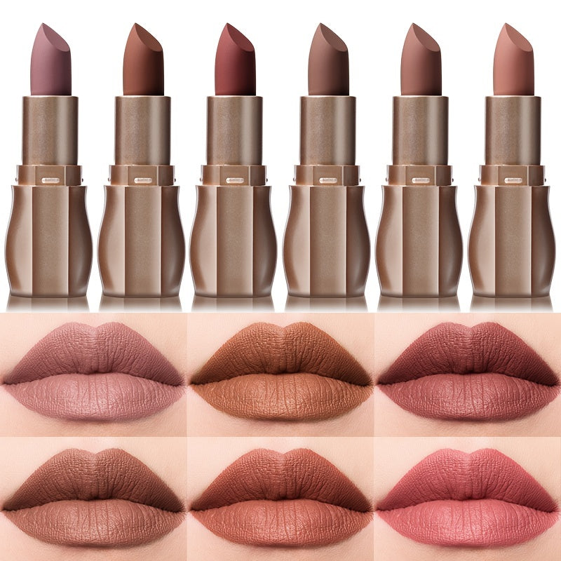 Kissable Colors: 12 Matte Long-Lasting Lipsticks-1